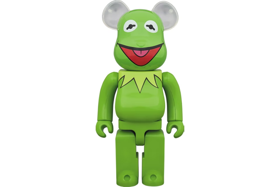 Bearbrick x The Muppets Kermit The Frog 1000% Green