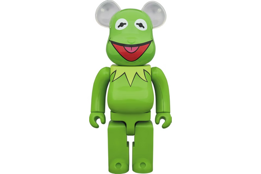 Bearbrick x The Muppets Kermit The Frog 1000% Green