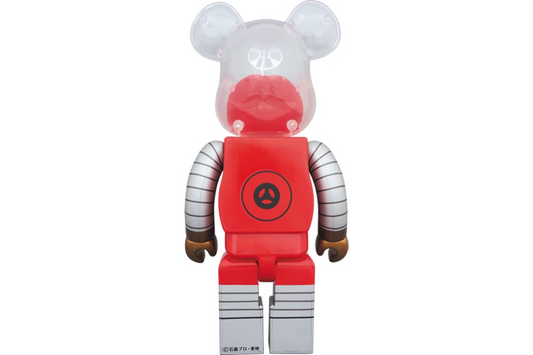 Bearbrick Robocon 1000% Red/Grey