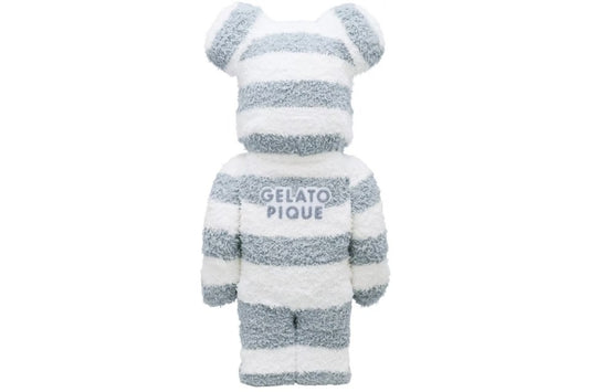 Bearbrick x Gelato Pique Pajamas 1000% White/Blue