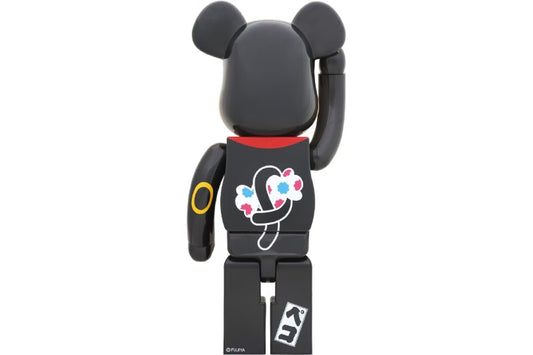 Bearbrick Beckoning Cat Peko Chan Black 1000% Black