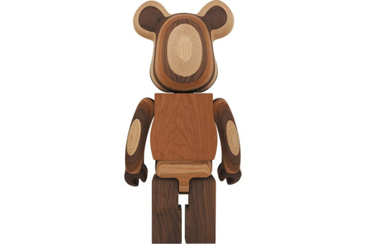 Bearbrick Layered Wood 1000% Multi