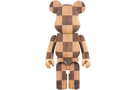 Bearbrick Karimoku Chess 1000% Wood