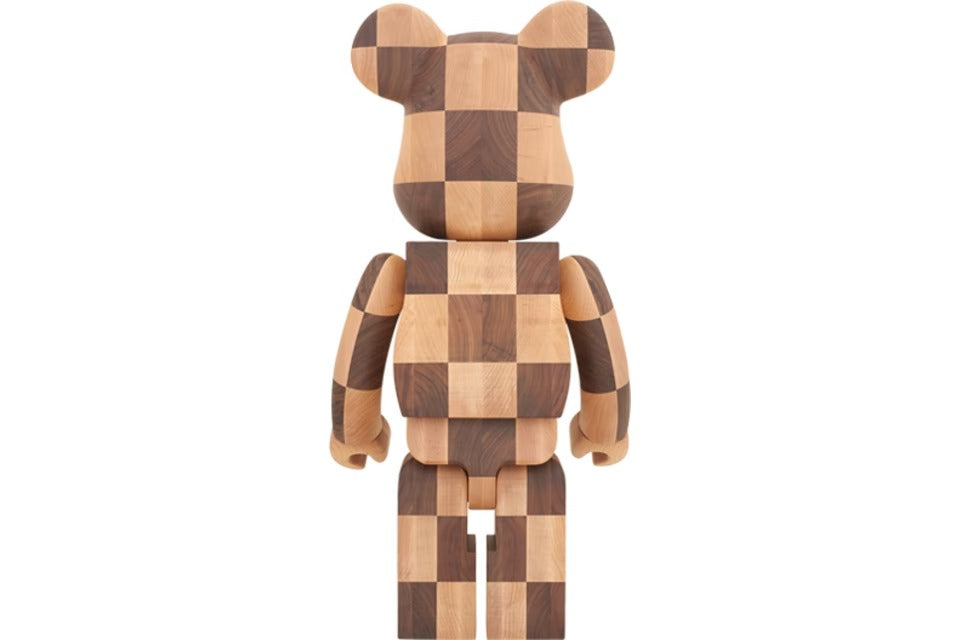 Bearbrick Karimoku Chess 1000% Wood