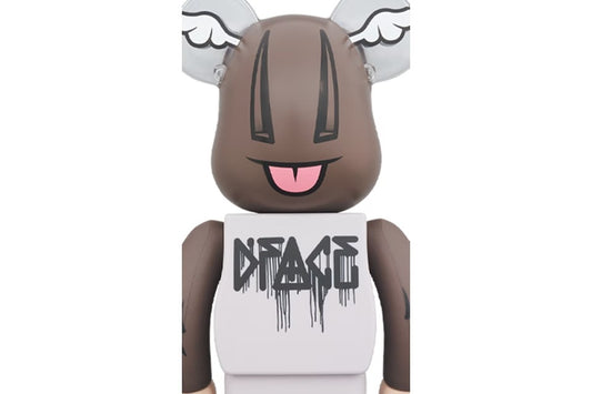 Bearbrick XLARGE x D*Face 1000% Gray Multicolor