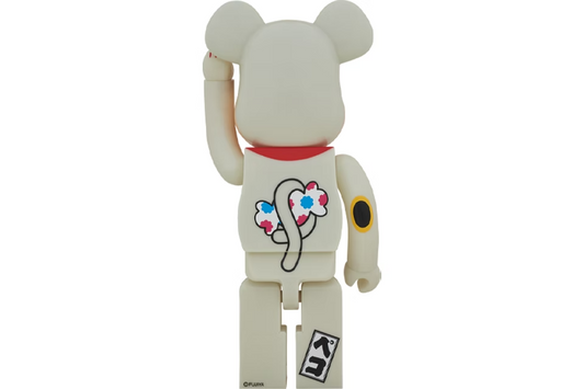 Bearbrick Beckoning Cat Peko-Chan 1000% Phosphorescent