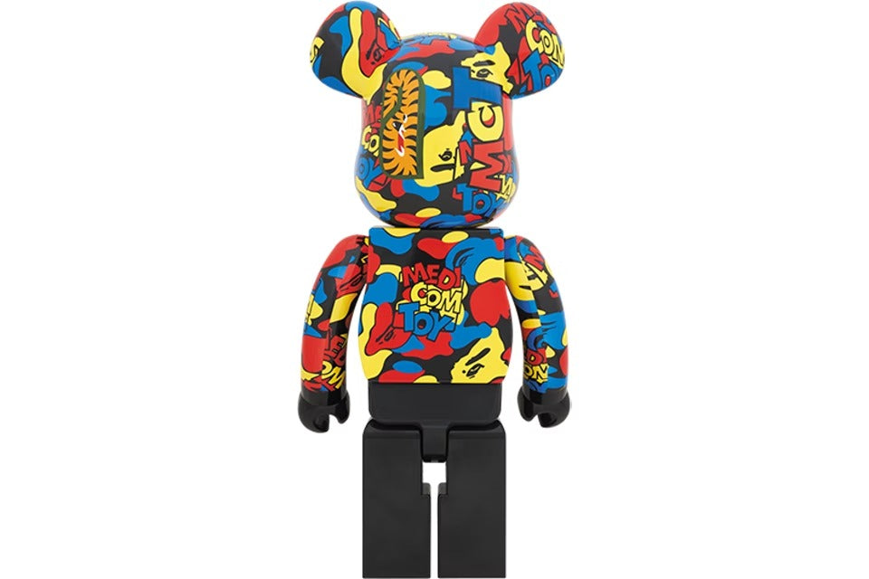 Bearbrick BAPE Camo Shark 1000% Multi