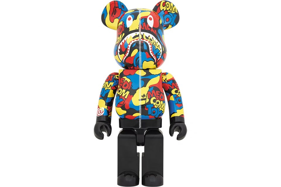 Bearbrick BAPE Camo Shark 1000% Multi