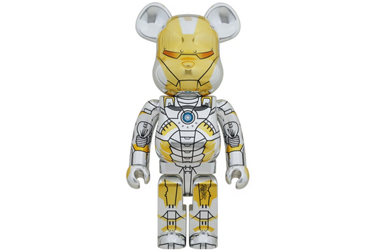 Bearbrick x Sorayama x Marvel Iron Man 1000%