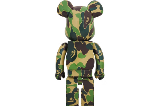 Bearbrick x A Bathing Ape ABC Camo 1000% Green