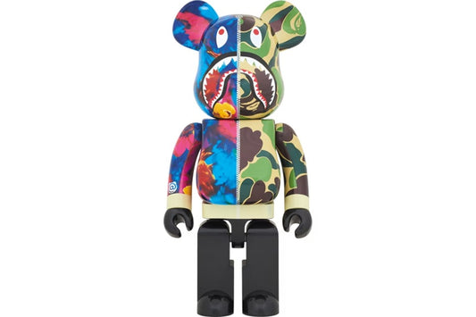 Bearbrick x Bape x Mika Ninagawa Shark 1000% Green