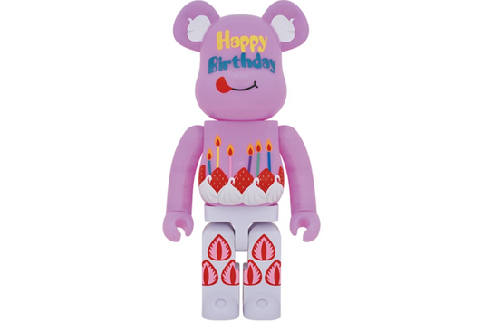 Bearbrick Greeting Birthday PLUS 1000% Pink