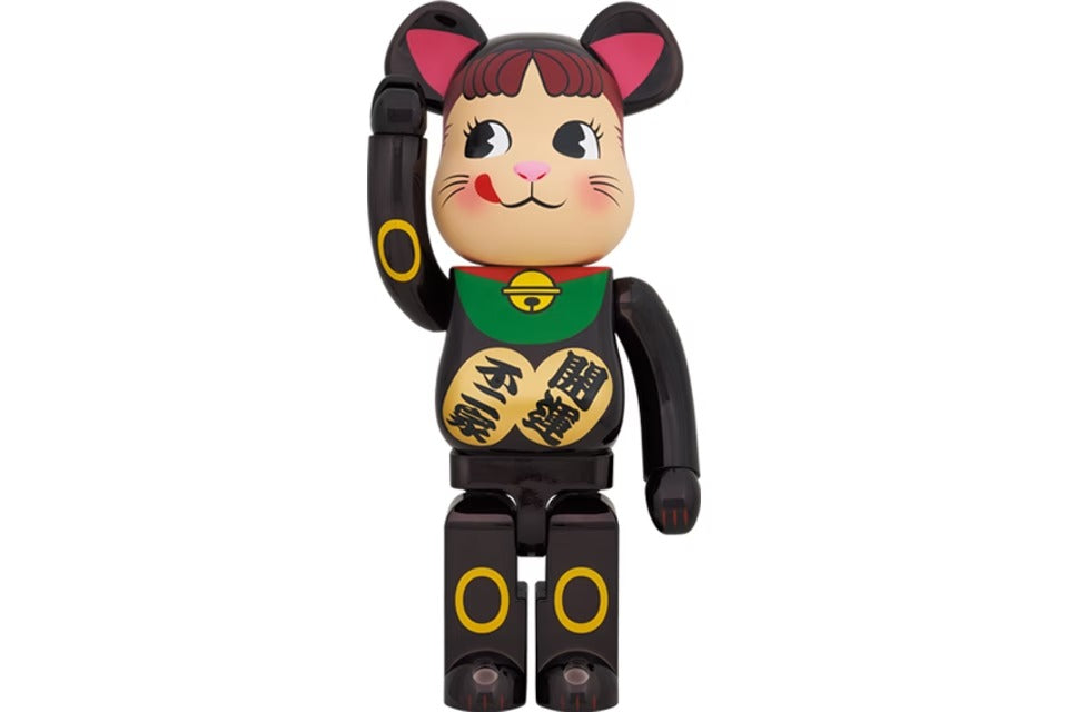 Bearbrick Maneki Neko Peko-chan 1000% Black