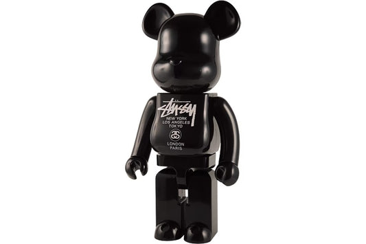 Bearbrick x Stussy World Tour 1000% Black