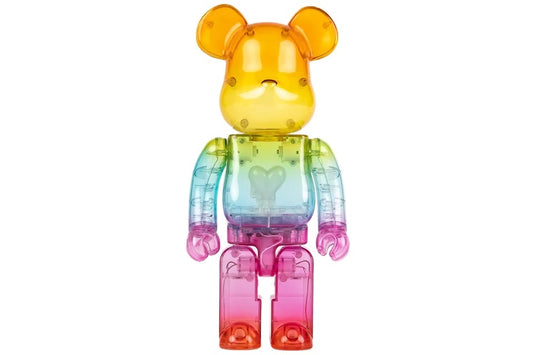 Bearbrick x Emotionally Unavailable Gradient Heart 1000% Multi