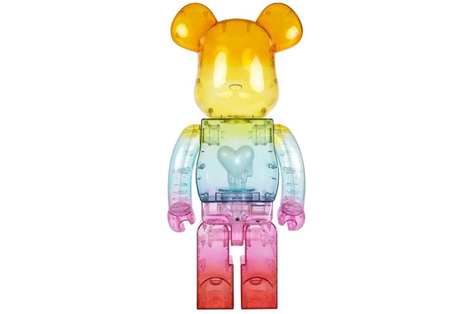 Bearbrick x Emotionally Unavailable Gradient Heart 1000% Multi