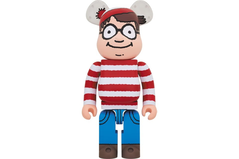 Bearbrick Where's Waldo Wally 1000% Multi