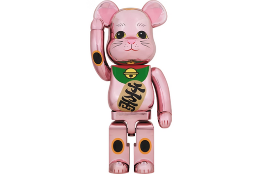 Bearbrick Maneki Neko Gold Plated 1000%