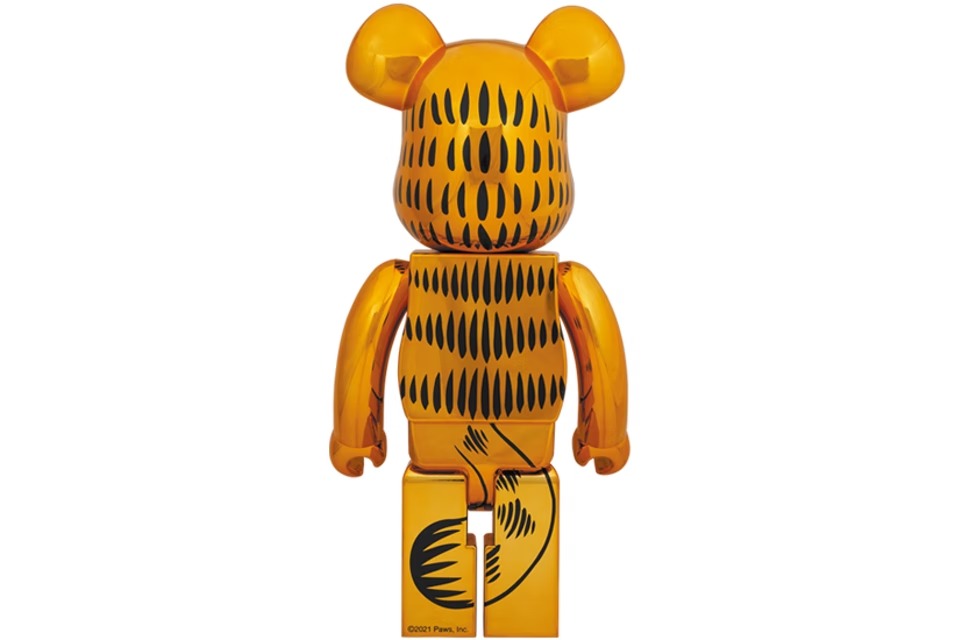 Bearbrick Garfield 1000% Gold Chrome Ver.