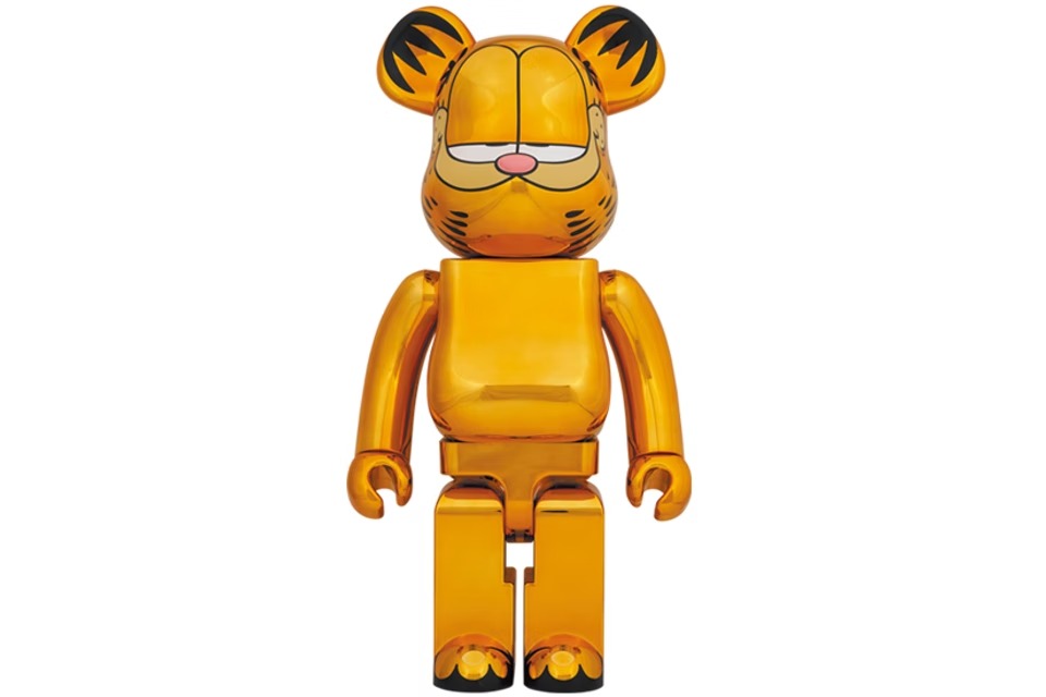 Bearbrick Garfield 1000% Gold Chrome Ver.