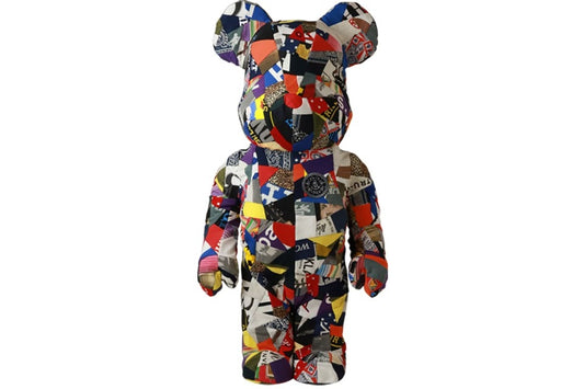 Bearbrick x Anrealage x S.H.I.P & Crew Patchwork 1000% Multi