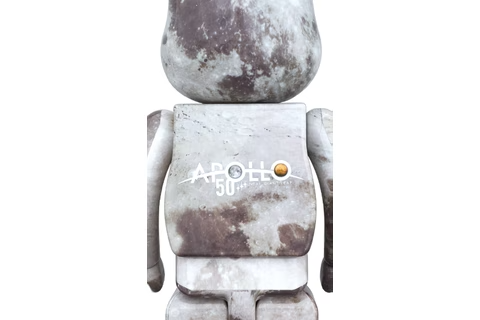 Bearbrick Moon 1000% Grey