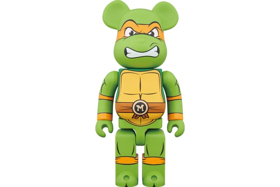 Bearbrick x Teenage Mutant Ninja Turtles Michelangelo 1000% Multi