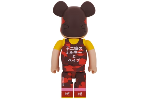 Bearbrick x Bape Peko-chan 1000% Red