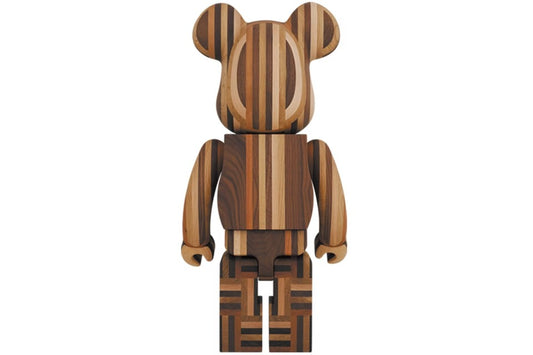 Bearbrick Karimoku Yosegi (Parquet) 1000%