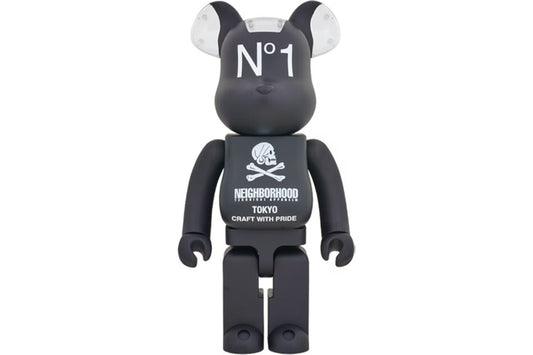 Bearbrick x Neighborhood Tokyo 1000% Black
