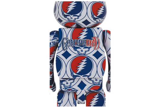 Bearbrick x Grateful Dead (Steal Your Face) 1000%