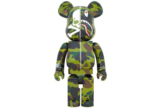 Bearbrick BAPE x Mastermind 1000% Green Camo