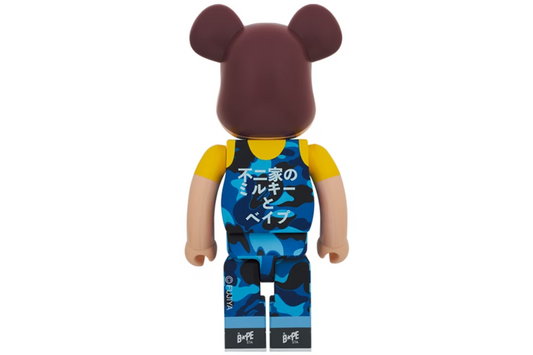 Bearbrick x Bape Poko-chan 1000% Blue