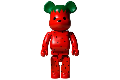 Bearbrick x CLOT x Levi's Artist Series Strawberry 1000% Red