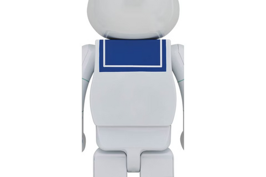 Bearbrick Stay Puft Marshmallow Man 1000% White Chrome Ver.