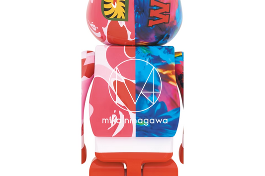 Bearbrick x Bape x Mika Ninagawa Shark 1000% Pink