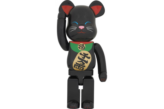 Bearbrick Beckoning Cat 1000% Black