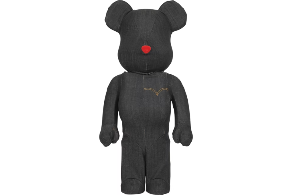 Bearbrick x Levi's Black 1000% Denim