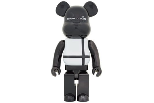 Bearbrick Medicom Toy Plus 1000% Black Chrome Ver