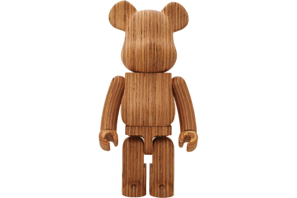 Bearbrick World Wide Tour 2 Karimoku 1000% Wood