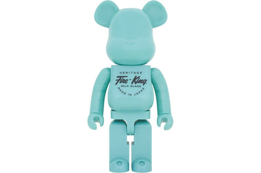 Bearbrick Fire King 1000% Teal