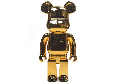 Bearbrick x Hajime Sorayama 1000% Gold