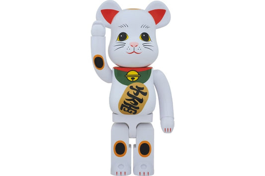 Bearbrick Beckoning Cat 1000% White