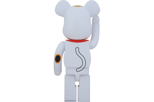 Bearbrick Beckoning Cat 1000% White