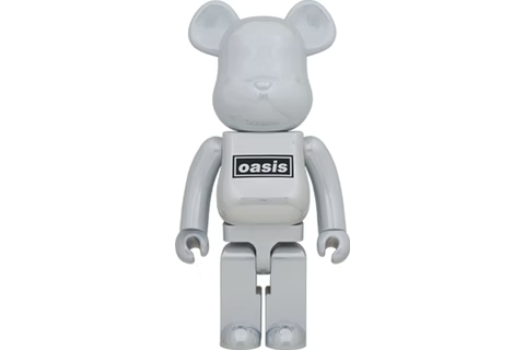 Bearbrick Oasis 1000% White Crome