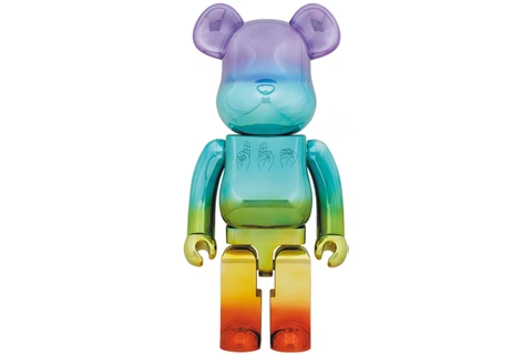 Bearbrick UFO Alan Smithee Film Light Up 1000% Multi Chrome