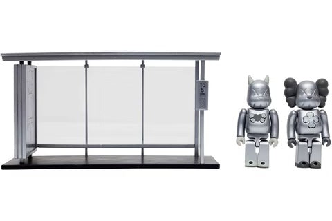 KAWS x Medicom Bus Stop Series Volume 5 Vinyl Toy Silver/Silver