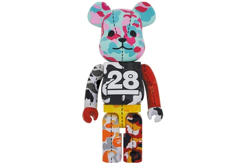 Bearbrick x BAPE 28th Anniversary Camo #3 1000%