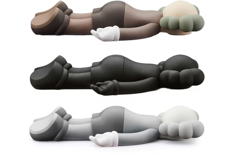 KAWS Companion 2020 Vinyl Figure Brown/Black/Grey Set