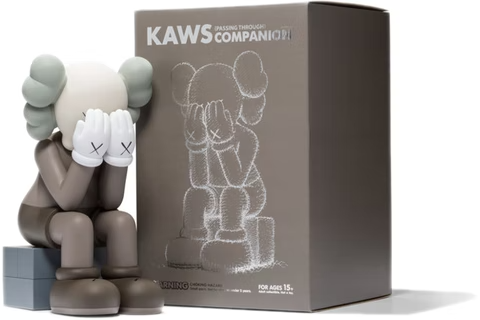 KAWS Passing Through Companion Vinyl Figure (2013) Brown